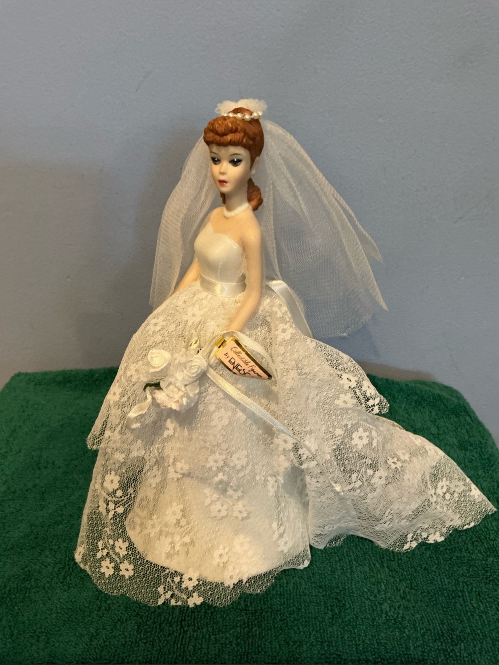 1993 Enesco From Barbie With Love Wedding Day Musical Figurine Doll